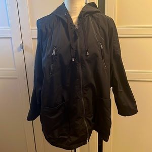 Anthropologie Hei Hei rain jacket with beautiful embroidered details . Size M/L